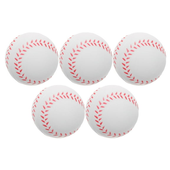 Milisten Youth Baseballs White PU Training for Indoor and Outdoor Practice