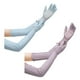 thumbnail image 1 of 2 pares de guantes de protección solar, protectores de brazos alargados de verano, protección UV, conducción al aire libre para mujeres, diseño de malla transpirable 544, 1 of 5