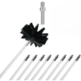 thumbnail image 1 of G Need Chimney Brush Rod Set, Chimney Brush Contains 9 Flexible Rods and 1 Wood Stove Brush Head, Dry Pipe Cleaning Brush Compatible with Cleaning Pipes, Chimneys, 1 of 5