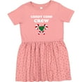 thumbnail image 3 of Inktastic Candy Cane Crew Girls Toddler Dress, 3 of 5