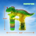 thumbnail image 3 of Juego de 2 pistolas de burbujas con forma de dinosaurio de Haktoys con pilas y recambios Haktoys Haktoys, 3 of 6
