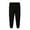 Black, variant on HNMKIU Cozy Kids Nightwear Pants Soft Blend Solid and Print Designs for Toddler Girls and Boys Comfortable Sleepwear Bottoms Black,5-6 Years