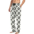 thumbnail image 5 of FREEAMG Vinyl Records Pajama Pants for Men, Men's Separate Bottoms, Comfortable Lounge Pants for Men（439）, 5 of 7