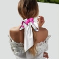thumbnail image 5 of Wukai It'S Flamazing To Be A Pirate Print Hair Scarf for Women Fashion Silky Satin Headscarf Wrap Breathable Lightweight Neck Scarves For Handbag Accessories, 5 of 6