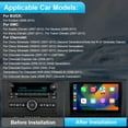 thumbnail image 3 of Android 13 [2G+32G] Radio de coche para GMC Sierra Yukon Chevrolet Buick Chevy Silverado, pantalla táctil de 8 pulgadas estéreo con GPS WiFi SWC inalámbrico CarPlay Android Auto, 3 of 5