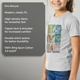 thumbnail image 6 of Girl's Pokemon All About Eevee Eeveeloution Graphic Tee White Large, 6 of 9