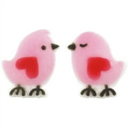 Edible Tweet Hearts Molded Sugar Cake/Cupcake Decorations - 12 ct