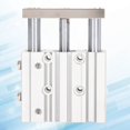 thumbnail image 4 of 3 Rod Pneumatic Cylinder, SMC Type Pneumatic Air Cylinder 20mm Stroke  Compact  For Industrial Use, 4 of 8