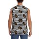 thumbnail image 4 of Balery Haloween Pumpkins Camisetas sin mangas para hombre, absorbe la humedad y protege contra el mal olor.-X-Large, 4 of 7