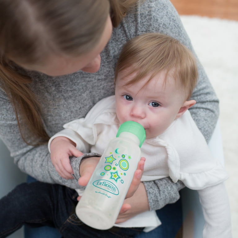 Dr. Brown's Anti-Colic Options+ Sippy Bottle Kit, 8oz, Green photo 4