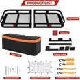 thumbnail image 4 of ChaoLink 60"x24"x6"Hitch Mount Cargo Carrier Basket 500 Lbs Capacity Net and Straps Fits 2 Inch Receiver with Bag, 4 of 7