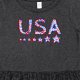 thumbnail image 4 of Inktastic Fourth of July USA Red, White, and Blue Girls Toddler Dress, 4 of 5