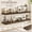 Rustic Brown, variant on Black Floating Shelves 36 Inch Long, 9.3 Inch Deep Wall Mounted Shelves 2 Pack for Bathroom, Living Room, Kitchen, Heavy Duty Storage Display