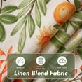 thumbnail image 3 of DriftAway Orange Harvest Double Layer Linen Blackout Tie Up Curtains Thermal Insulated Lined Balloon Roman Shade for Bathroom Cafe Autumn Fall Printed Vintage 25 Inch by 47 Inch Orange Coral Gold, 3 of 8