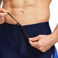 thumbnail image 5 of Baleaf Men's Swim Briefs Square Leg Quick Dry Athletic Training Swim Jammers Navy Blue/White L, 5 of 7