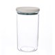 thumbnail image 1 of Tarro de plástico transparente con tapa, apto para alimentos, para almacenar cereales, 1 of 4