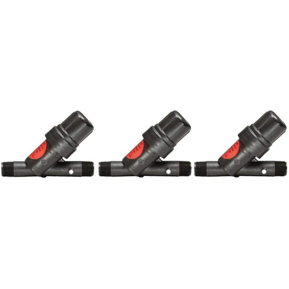 Rain Bird PRF07530S Drip Irrigation in-Line 30 PSI Pressure Regulating Y Filter, 3/4" Male Pipe Thread Pack of 3