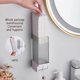 thumbnail image 4 of Cajón de almacenamiento para maquillaje, Estantería colgante, Metal resistente, Puerta deslizante segura, Diseño moderno, Para baño hotel, Organizador de belleza, Acero inoxidable, Para hogar,, 4 of 9