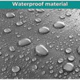 thumbnail image 5 of PB Protective tarpaulin, 2x2 m polyethylene tarpaulin, Gray with eyelets, waterproof and weatherproof protective tarpaulin for garden furniture, wood, 5 of 5