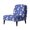 Snowmen, variant on HELLHERO Non Slip Armless Accent Chair Cover Stain Protection Elastic Armless Chair Slipcover for Hotel, Tie Dye Palm Print