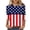 3-Red, variant on Lorytime 4th of July Outfits for Women Patriotic Graphic Tops Red White and Blue Wear 3/4 Sleeve Holidays Clothes L