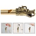 thumbnail image 4 of Sifflet en Laiton Doré en Forme d'Animal avec Son Fort pour Usage Extérieur et Situations d'Urgence 4 Pcs, 4 of 9