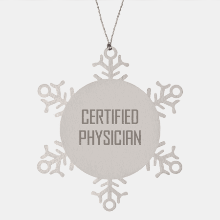 Funny Quotes from Certified Physicians Gifts: Snowflake Ornament for Christmas Tis the Season to Spread Cheer Gifts from Friends for Physician Colleagues Funny Quotes from Certified Physicians Gifts: Snowflake Ornament for Christmas Tis the Season to Spread Cheer Gifts from Friends for Physician Colleagues