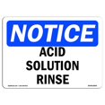 thumbnail image 1 of SignMission OS-NS-A-1218-L-10043 12 x 18 in. OSHA Notice Sign - Acid Solution Rinse, 1 of 1