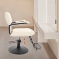 thumbnail image 4 of Heavy-Duty Barber Chair with Hydraulic Pump, 50-60cm Seat Height, Electroplated Stainless Steel Frame, Anti-Slip Base, for Hair Salons/Nail Studios/Malls, 4 of 18
