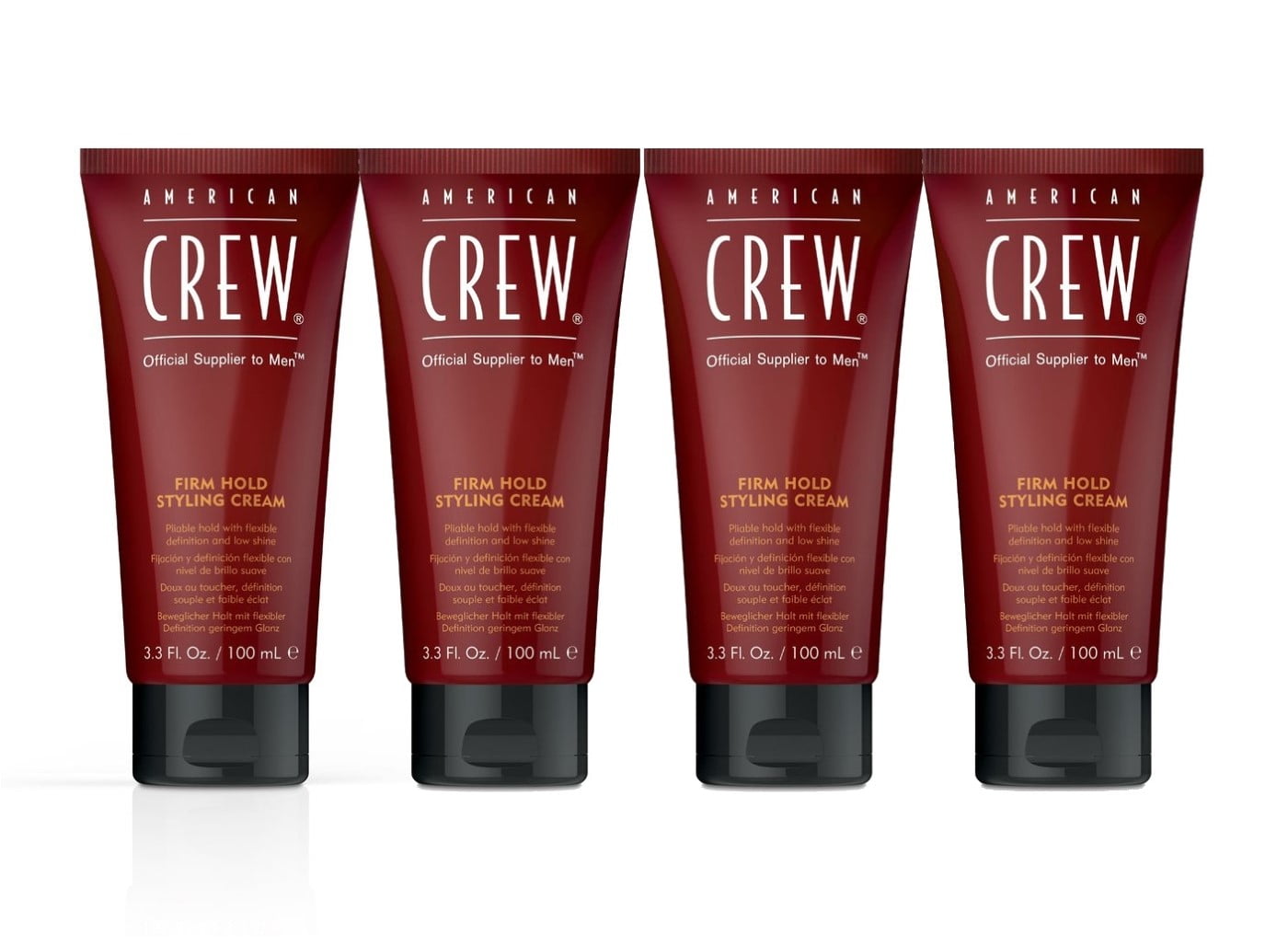 American Crew for Men Firm Hold Styling Gel  - Pack of 4 