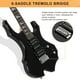 thumbnail image 5 of Guitarra eléctrica Glarry Cool Burning Fire Style, regalo de Navidad para amantes de la guitarra principiante con paquete de accesorios (negro), 5 of 5