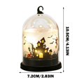 thumbnail image 3 of DVKOVI Halloween LED Glowing Light On Plastic Base Indoor Tabletop Decorations for Mantel Shelf Desk B One Size, 3 of 9