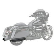 Cobra 4.5" PowrFlo Raven Black Slip-On Mufflers (6215RB)