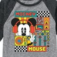 thumbnail image 3 of Disney - Mickey Mouse Rhythm Waves - Toddler & Youth Raglan Graphic T-Shirt, 3 of 4
