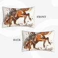 thumbnail image 2 of Balery Cowboy Riding Horse Bedding Queen Pillow Cases - Envelope Closure - Soft Brushed Microfiber Fabric - Shrinkage and Fade Resistant Pillow Cases-20"x30", 2 of 6