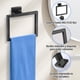 thumbnail image 3 of 7 PCS Juego de Baño Accesorios, Incluye Toallero, Aro Toalla Cuadrado, Porta Papel, 2 Ganchos Cuadrados, 2 Ganchos para Ropa, Acero Inoxidable 304, Adecuado para Baño y Cocina, 3 of 6