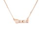 thumbnail image 2 of Collar de Constelaciones Qarigey Oro Rosa Tauro, 2 of 6