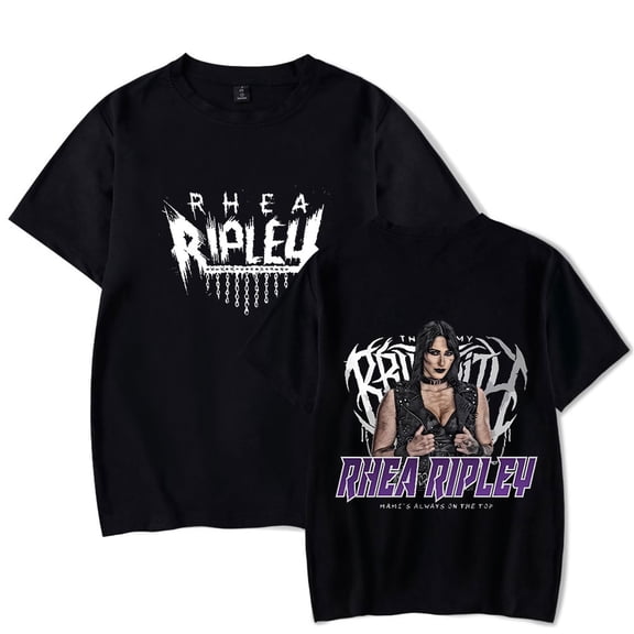 Rhea Ripley New Logo Men/Women T-Shirt Summer Streetwear Harajuku Tshirt Shirt Short Sleeve