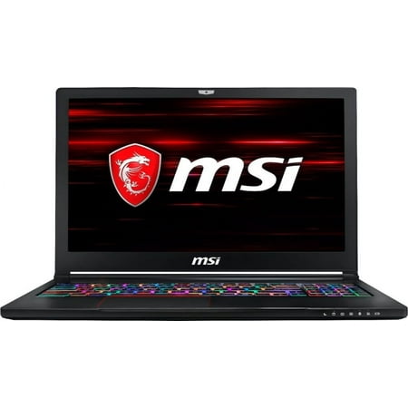 Pre-Owned MSI GS63 Series - 15.6" 60 Hz IPS - Intel Core i7 8th Gen 8750H (2.20GHz) - NVIDIA GeForce GTX 1060 - 16 GB DDR4 - 1TB HDD 256 GB SSD - Windows 10 Home - Gaming Laptop (Good)
