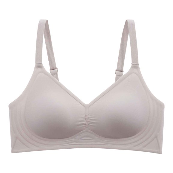 Womens Sports Bras Low Impact Sports Bra Comfortable Seamless Full Coverage Bra for Women Wireless Bras With Soft Support Regular And Plus Size