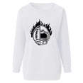 thumbnail image 4 of Lilgiuy Sweatshirt for Fashion Women Print Round-Neck Pullover Tops Long Sleeve Comfortable Blouse Sweatshirt for Party Club Birthday, 4 of 4