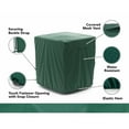 thumbnail image 4 of Covermates Air Conditioner Cover - Durable Weather-Resistant Protection for Outdoor Units, Classic 12-Guage Vinyl, 36W x 36D x 32H, Green, 4 of 8