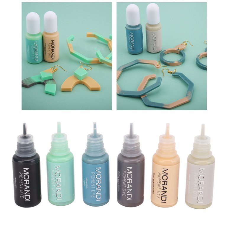 Morandi Epoxy Resin Pigment in 10ml Bottles, Opaque Highly Concentrated  Colour for Use in Epoxy and UV Resin Dye, Pastel Tone 