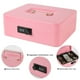thumbnail image 5 of Caja Fuerte de Acero Xydled Rosa con Cerradura de Combinación y Bandeja Extraíble para Monedas, 5 of 8