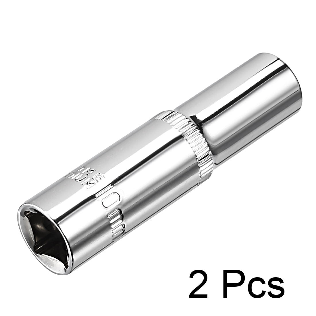 Unique Bargains Square Drive 18mm 6-Point Deep Socket, Metric, Cr-V Polishing 0.4"