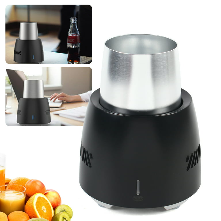 110V Portable Mini Refrigerator Electric Quick Cooling Cup, 46.4℉ Electric  Beverage Cup Cooler for Home/Office, Desktop Mini Fridge Quick Cooling Cup