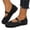 Black, variant on Willtoo Women's Mary Jane Flats Comfortable Dressy Ballet Flats Casual Round Toe Slip On Washable Knitted Fabric Office Work Woman Shoes