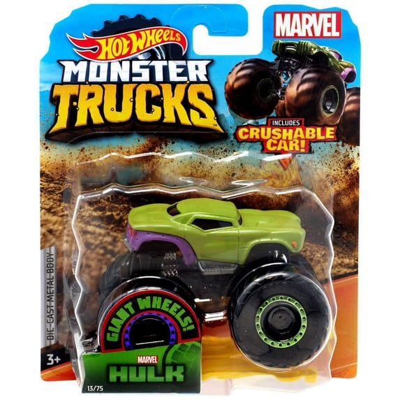 Hot Wheels Marvel Hulk Die-Cast Car (Version 2)