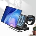 thumbnail image 2 of Wireless Charger Station For Samsung Z Fold 5, 4 in 1 Foldable Fast Charging Stand Dock for Galaxy Z Fold 4/3, Z Flip 5/4/3, S24/S23/S22, Note20/10 Ultra, Watch 6/5/Pro/4/3, Earbuds 2/2 Pro/Live, 2 of 14