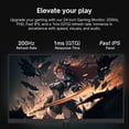 thumbnail image 2 of Pixio PX248 Wave 24" Fast IPS FHD 1920 x 1080 200Hz Refresh Rate 1ms GTG Response Time Adaptive Sync Gaming Monitor, 2 of 6